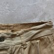 画像2: 【W30】70s イタリア軍 2タック コットン チノパンツ カーキ■ビンテージ オールド ヨーロッパ古着 ユーロミリタリー チノパン No.2 (2)