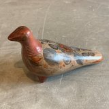 画像: 【11.2cm】メキシコ製 トナラ焼き 鳥 オブジェ ドール■ビンテージ アンティーク インテリア アメリカ雑貨 メキシカン 置物 陶器