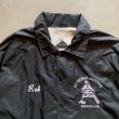 画像2: 【L/XL】90s AVON アメフト レイダース パイレーツ ナイロン コーチジャケット ブラック 黒■ビンテージ オールド アメリカ古着 海賊 (2)