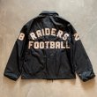 画像8: 【L/XL】90s AVON アメフト レイダース パイレーツ ナイロン コーチジャケット ブラック 黒■ビンテージ オールド アメリカ古着 海賊 (8)