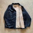 画像7: 【L/XL】TOWNCRAFT 裏ボア ナイロン コーチジャケット ネイビー 紺無地■ビンテージ オールド アメリカ古着 80s/90s ビッグサイズ (7)