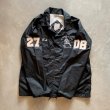 画像4: 【L/XL】90s AVON アメフト レイダース パイレーツ ナイロン コーチジャケット ブラック 黒■ビンテージ オールド アメリカ古着 海賊 (4)