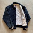 画像8: 【M/L】80s-90s USA製 Rennoc 刺繍入り コーデュロイ スタジャン ジャケット ネイビー■ビンテージ オールド アメリカ古着 アワード (8)