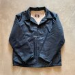 画像5: 【L/XL】TOWNCRAFT 裏ボア ナイロン コーチジャケット ネイビー 紺無地■ビンテージ オールド アメリカ古着 80s/90s ビッグサイズ (5)