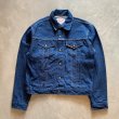 画像1: 【L/XL】80s SADDLE KING(KEY) デニムジャケット ジージャン 濃紺■ビンテージ オールド レトロ アメリカ古着 USA製 トラッカー (1)