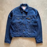 画像: 【L/XL】80s SADDLE KING(KEY) デニムジャケット ジージャン 濃紺■ビンテージ オールド レトロ アメリカ古着 USA製 トラッカー