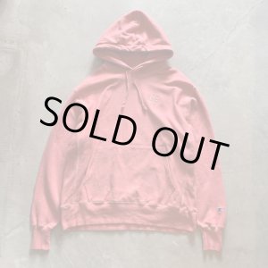 画像: 【L/XL】Champion リバースウィーブ スウェットパーカー サーモンピンク■アメリカ古着 チャンピオン トレーナー カレッジ