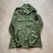 画像5: 【M 15 1/2】70s 米軍実物 コットンサテン ユーティリティシャツジャケット オリーブ■ビンテージ アメリカ古着 USN ミリタリー No.6 (5)