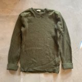 画像: 【M】UNKNOWN ウール コマンドセーター ニット オリーブ■ビンテージ オールド レトロ アメリカ古着 ミリタリー イングランド