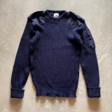 画像: 【L】イングランド製 ウール コマンドセーター ニット ネイビー 紺■ビンテージ オールド レトロ ヨーロッパ古着 ユーロ ミリタリー
