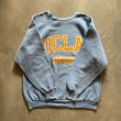 画像5: 【L/XL】80s USA製 DISCUS UCLA カレッジプリント ラグランスウェット ライトブルー 水色■ビンテージ オールド アメリカ古着 トレーナー (5)