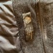 画像9: 【L/XL】メンバーズオンリー ウールジャケット 中綿入り ダークグレー■ビンテージ オールド レトロ アメリカ古着 ブルゾン ハイネック (9)