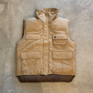 画像: 【L/XL】Gander Mountain ハイネック ダウンベスト ベージュ■ビンテージ オールド アメリカ古着 ハンティング ビッグサイズ 90s