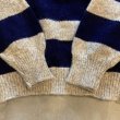 画像6: 【M/L】PECONIC BAY TRADERS ヘンリーネック ウールセーター 太ボーダー■ビンテージ オールド レトロ アメリカ古着 80s-90s ニット (6)