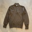 画像1: 【XL】90s 米軍実物 5ボタン ヘンリーネック アクリルセーター OD■ビンテージ アメリカ古着 ニット ミリタリー US ARMY No.3 (1)