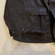 画像4: 【L/XL】米軍 BDU ジャケット ブラック 黒■ビンテージ アメリカ古着 ミリタリー リップストップ ファティーグ (4)