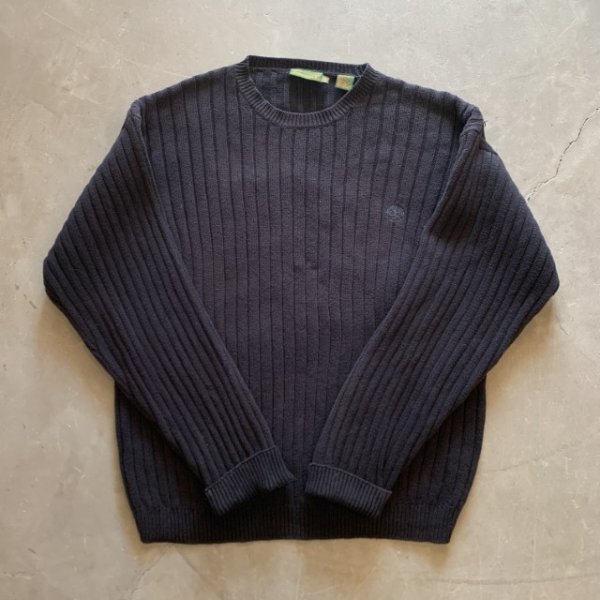 画像4: 【XXL】Timberland コットンニット ブラック 黒■ビンテージ オールド アメリカ古着 90s-00s ティンバーランド ビッグサイズ (4)