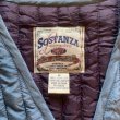 画像3: 【Ladies or S】90s SOSTANZA 中綿入り シルク キルティングベスト 青系■ビンテージ オールド レトロ アメリカ古着 レディース (3)