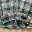 画像6: 【XL】RUGGED WEAR 長袖プリントネルシャツ 青緑チェック■ビンテージ オールド レトロ アメリカ古着 90s ライトネル (6)