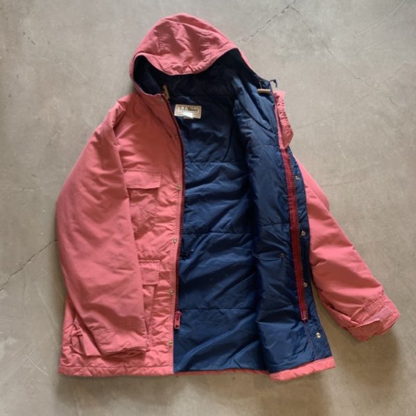 画像8: 【S/M】ボロ 80s USA製 LL Bean マウンテンパーカー ジャケット ピンク■ビンテージ オールド アメリカ古着 エルエルビーン バクスター (8)