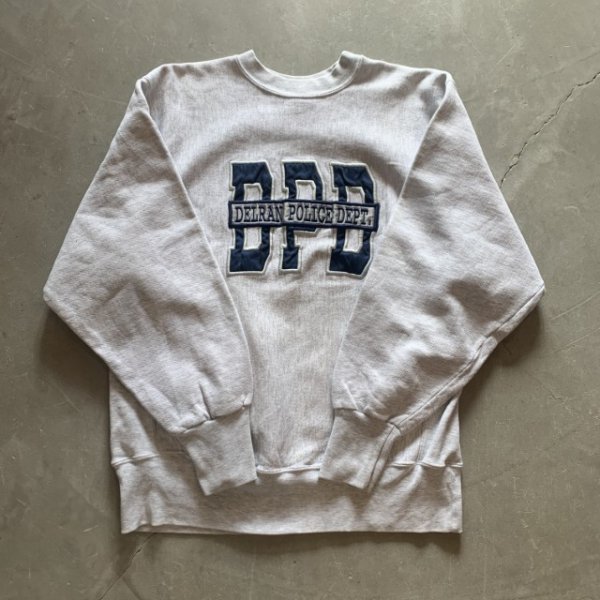 画像5: 【L/XL】90s USA製 RUGGED SWEATS リバースウィーブタイプ スウェット ライトグレー■ビンテージ オールド レトロ アメリカ古着 トレーナー (5)