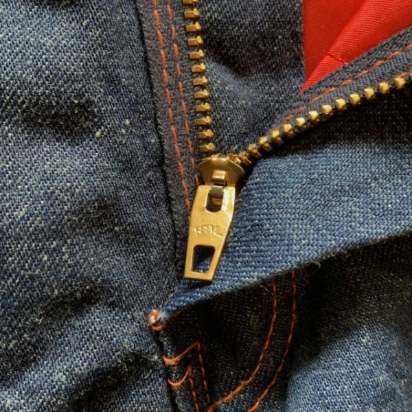 画像5: 【W32】70s MONTGOMERY WARD 裏地付き デニムペインターパンツ 濃紺■ビンテージ アメリカ古着 モンゴメリーワード ワークウェア (5)