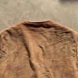 画像8: 【L/XL】70s UNKNOWN 裏ボアベスト ブラウン 茶系■ビンテージ オールド レトロ アメリカ古着 ウエスタン コットン (8)