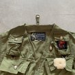 画像2: 【S/M】70s Columbia フィッシングベスト オリーブ 緑■ビンテージ オールド アメリカ古着 USA製 コロンビア アウトドア 短丈 (2)