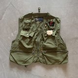 画像: 【S/M】70s Columbia フィッシングベスト オリーブ 緑■ビンテージ オールド アメリカ古着 USA製 コロンビア アウトドア 短丈