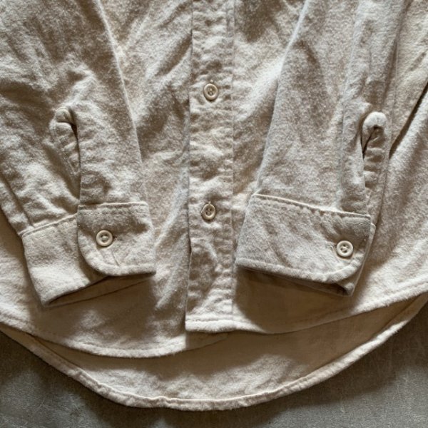 画像6: 【Kids】80s USA製 OSHKOSH 長袖シャモアクロスシャツ アイボリー 白■ビンテージ アメリカ古着 キッズ 子供服 ネルシャツ オシュコシュ (6)
