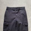 画像2: 【W32】Dickies カーゴパンツ ブラック 黒■オールド アメリカ古着 2000s ディッキーズ ワークウェア ワークパンツ (2)