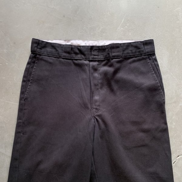 画像2: 【W34】Dickies 874 ワークパンツ ブラック 黒■オールド アメリカ古着 2000s ディッキーズ ワークウェア (2)