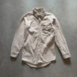 画像1: 【Kids】80s USA製 OSHKOSH 長袖シャモアクロスシャツ アイボリー 白■ビンテージ アメリカ古着 キッズ 子供服 ネルシャツ オシュコシュ (1)