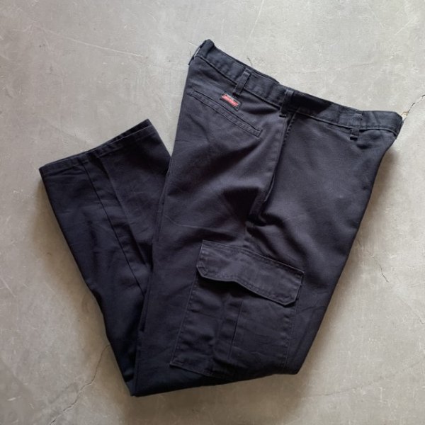 画像9: 【W32】Dickies カーゴパンツ ブラック 黒■オールド アメリカ古着 2000s ディッキーズ ワークウェア ワークパンツ (9)