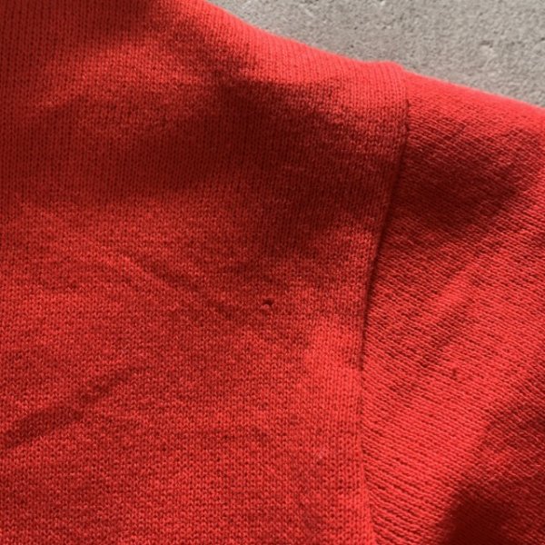 画像5: 【Kids】80s UNKNOWN ジップアップ スウェットパーカー レッド 赤■ビンテージ オールド レトロ アメリカ古着 キッズ 子供服 (5)