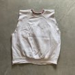 画像7: 【L】70s Champion 染み込みプリント カットオフスウェット 白■ビンテージ オールド アメリカ古着 チャンピオン バータグ トレーナー (7)
