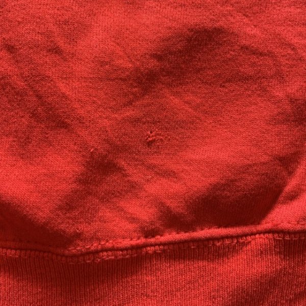 画像10: 【Kids】80s UNKNOWN ジップアップ スウェットパーカー レッド 赤■ビンテージ オールド レトロ アメリカ古着 キッズ 子供服 (10)