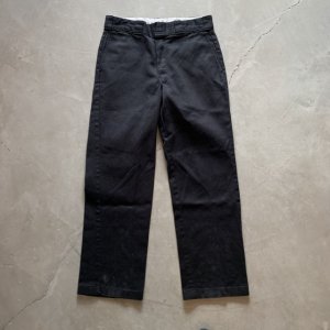 画像: 【W32】Dickies 874 ワークパンツ ブラック 黒■オールド アメリカ古着 2000s ディッキーズ ワークウェア