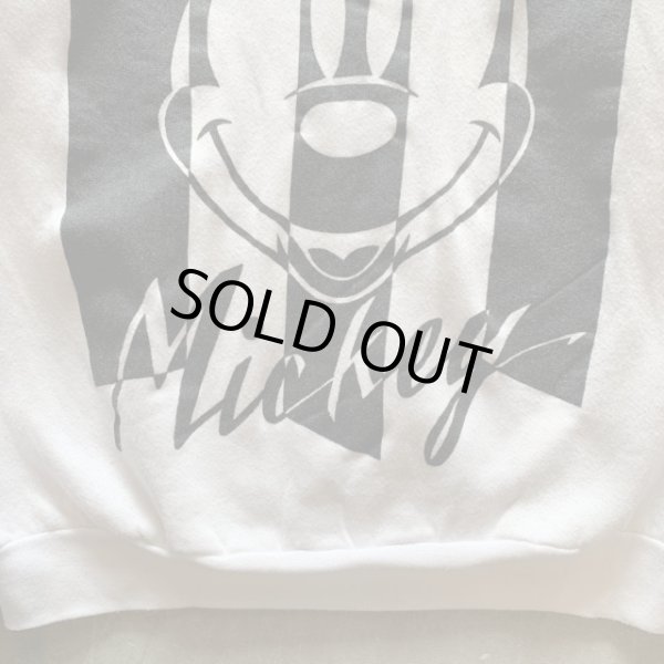 画像3: 【L/XL】90s ミッキーマウス スウェット 白■ビンテージ オールド アメリカ古着 ディズニー USA製 (3)