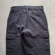 画像6: 【W32】Dickies カーゴパンツ ブラック 黒■オールド アメリカ古着 2000s ディッキーズ ワークウェア ワークパンツ (6)