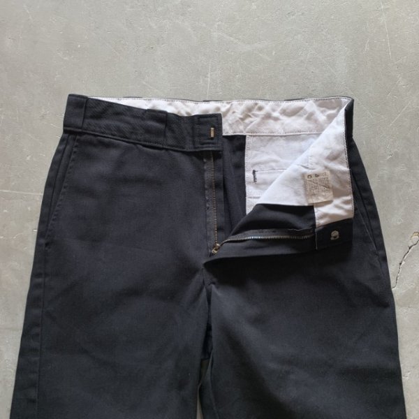 画像3: 【W32】Dickies 874 ワークパンツ ブラック 黒■オールド アメリカ古着 2000s ディッキーズ ワークウェア (3)