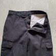 画像3: 【W32】Dickies カーゴパンツ ブラック 黒■オールド アメリカ古着 2000s ディッキーズ ワークウェア ワークパンツ (3)