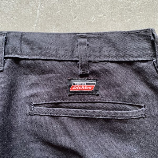 画像7: 【W32】Dickies カーゴパンツ ブラック 黒■オールド アメリカ古着 2000s ディッキーズ ワークウェア ワークパンツ (7)