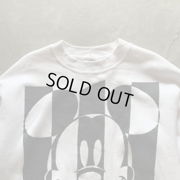 画像2: 【L/XL】90s ミッキーマウス スウェット 白■ビンテージ オールド アメリカ古着 ディズニー USA製 (2)