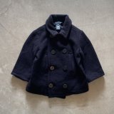 画像: 【2T Kids】Polo Ralph Lauren ウール ピーコート ジャケット ネイビー 紺■ビンテージ アメリカ古着 キッズ 子供服 ポロラルフローレン