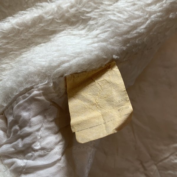 画像6: 【Kids】UNKNOWN チェーン刺繍 フード付き フリースパーカー ジャケット 白■ビンテージ オールド アメリカ古着 キッズ 子供服 70s 花柄 (6)