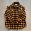 画像5: 【XL/XXL】USA製 BEMIDJI ビッグサイズ 長袖ウールシャツ オレンジ×黒チェック■ビンテージ オールド アメリカ古着 ベミジ ネルシャツ (5)