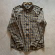 画像6: 【L/XL】FILSON 長袖シャツ ブルー×ブラウンチェック■アメリカ古着 フィルソン オンブレ シャドー ライトネルシャツ (6)