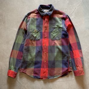 画像: 【L】WALLACE&BARNES 長袖ヘビーネルシャツ チェック柄■ビンテージ オールド アメリカ古着 ウォレス＆バーンズ J.CREW ジェイクルー