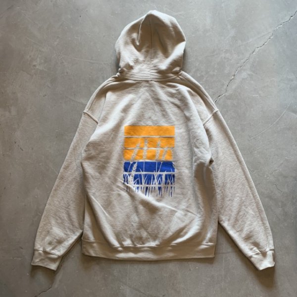 画像5: 【L】FFA 両面プリント スウェットパーカー ベージュ■アメリカ古着 トレーナー GILDAN ギルダン (5)